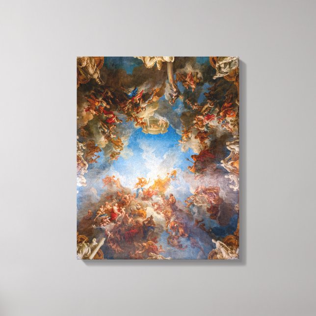 Apoteos av Herkules i Chateau de Versailles Canvastryck (Framsida)