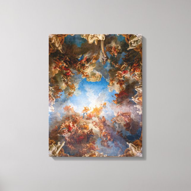 Apoteos av Herkules i Chateau de Versailles Canvastryck (Framsida)