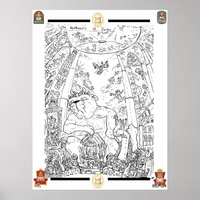 Apoteos eller Dante Poster (Framsidan)