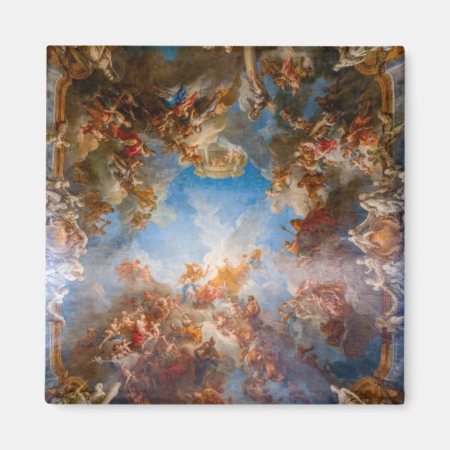 Apoteos hos Hercules i Chateau de Versailles Magnet (Framsidan)