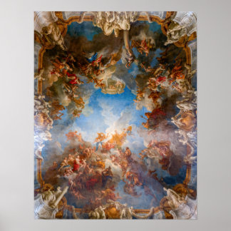 Apoteos hos Hercules i Chateau de Versailles Poster