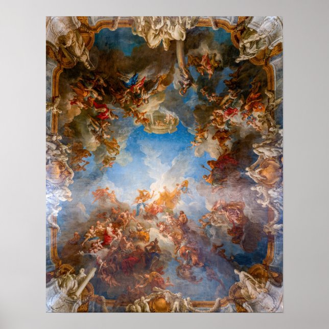 Apoteos hos Hercules i Chateau de Versailles Poster (Framsidan)