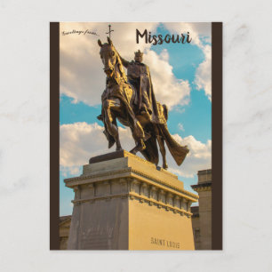 Apoteos hos St Louis Statue i St Louis Missouri Vykort
