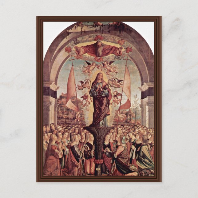 Apoteos hos St. Ursula av Carpaccio Vittore Vykort (Framsida)
