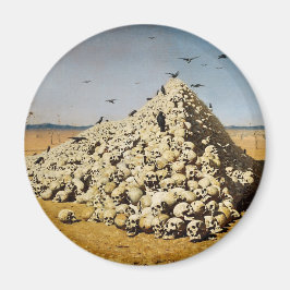 Apoteos i Krig (död och förstörelse) (Döskallar) Magnet