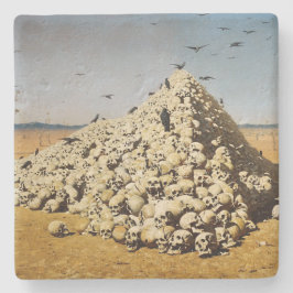 Apoteos i Krig (död och förstörelse) (Döskallar) Stenunderlägg