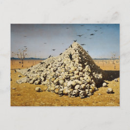 Apoteos i Krig (död och förstörelse) (Döskallar) Vykort