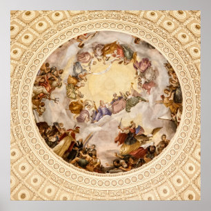 Apoteos i Washington Poster