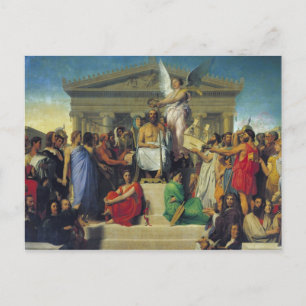 Apoteos of Homer, 1827 Vykort