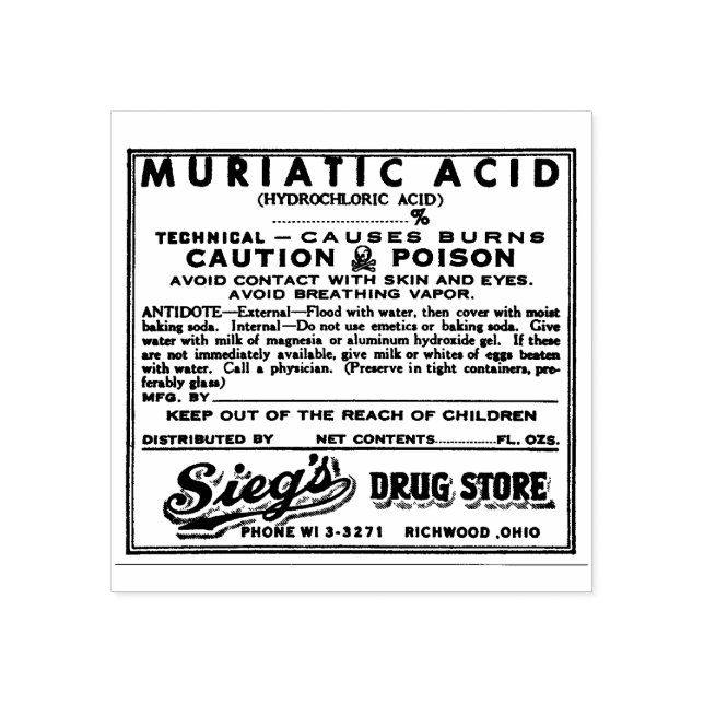 Apotetisk Vintage etikett Rubber Frimärke Stämpel (Tryck)