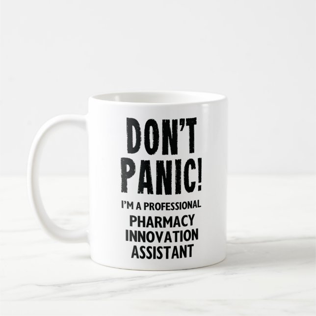 Apotetiska innovationsassistenten kaffemugg (Vänster)