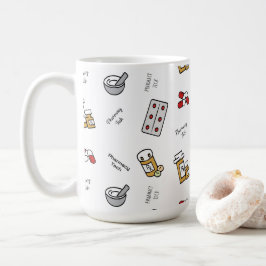 Apotetiska tekniska ikoner kaffemugg