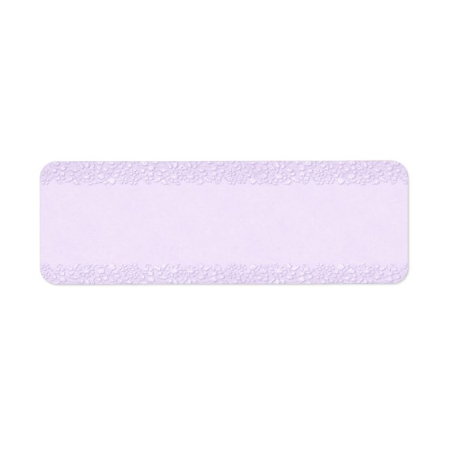 Apothecary-etikett för liten lavender returadress etikett (Framsidan)