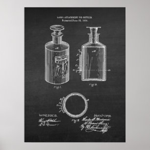 Apothecary Flaska Pharmacy Decor Skriv ut 1 Poster