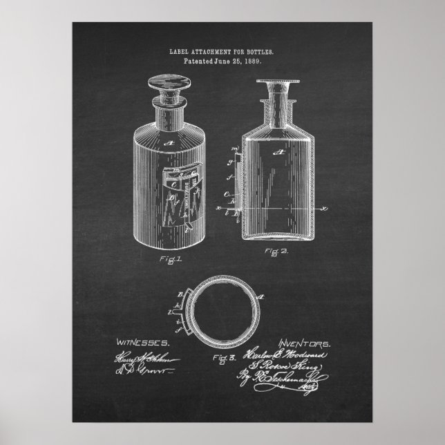 Apothecary Flaska Pharmacy Decor Skriv ut 1 Poster (Framsidan)