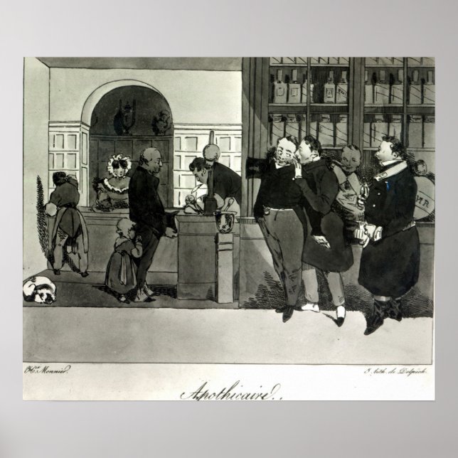 Apothecary, graverad av Delpech Poster (Framsidan)