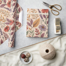 Apothecary Moody Autumn Floral Wrap