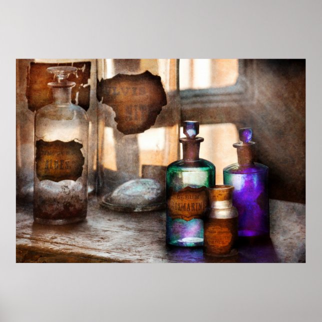 Apothecary - Oleum Rosmarini Poster (Framsidan)