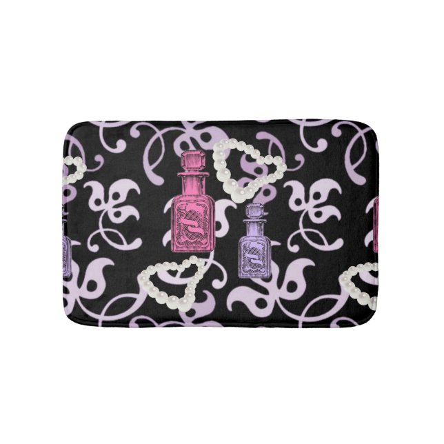Apothecary & Pearl Hearts Small Bath Mat Badrumsmatta (Framsidan)