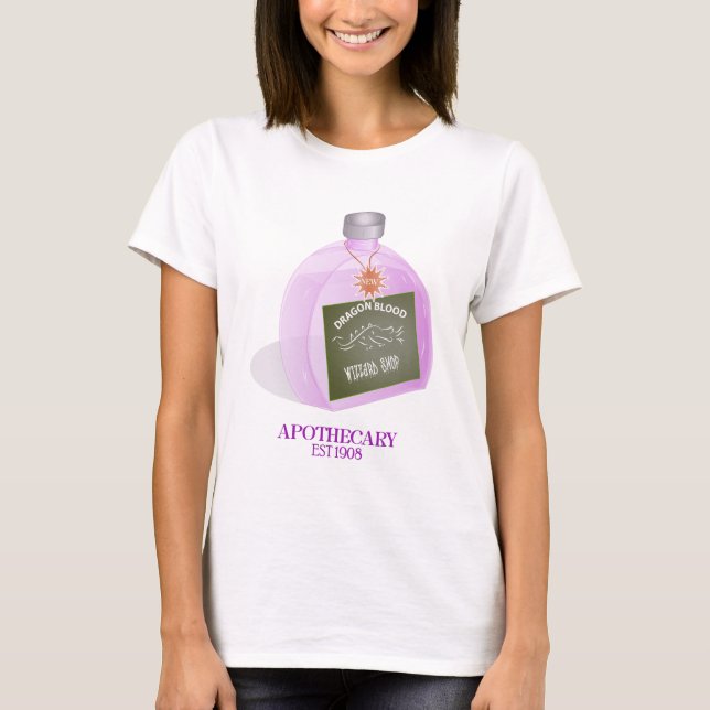 Apothecary Vintage Sign T Shirt (Framsida)