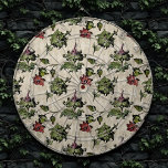 Apothecary Witch Plant | Stampunk Botaniska Örter Darttavla<br><div class="desc">1900-talet, allt uppåt! Feminin, sofistikerad Viktoriansk era shabby chic-steampunk, sömlös mönster, med sliten papper med rosa ros på en grym bakgrund. Den här vintagen på 1990-talet inspirerade till abstrakt design med en fantastisk palett som lägger till perfekt pop av färg. Om du vill samordna produkter eller färg går du till...</div>