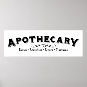 Apothecaryaffisch Poster