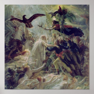 Apotheosisen av de franska hjältarna poster