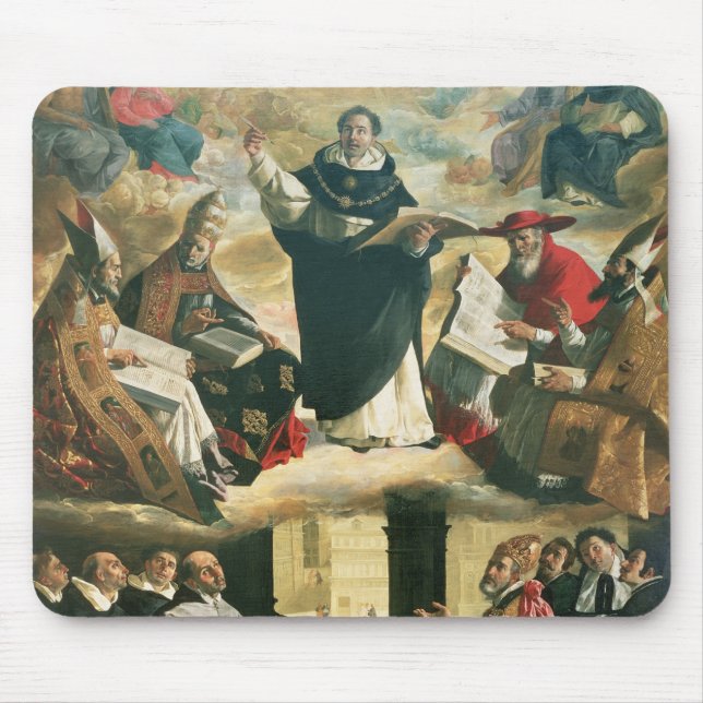 Apotheosisen av St Thomas Aquinas, 1631 Musmatta (Framsidan)