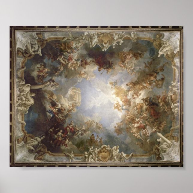 Apothèse d'Hercuele Château de Versailles Poster (Framsidan)