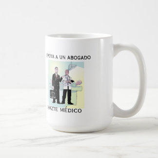 Apoya en un-abogado. kaffemugg