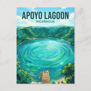 Apoyo Lagoon naturreservat Nicaragua Vykort