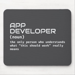 App Developer Definition Mouse Pad Musmatta