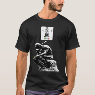 App för konsthistorik Geek Rodin Thinker-tillstånd T Shirt