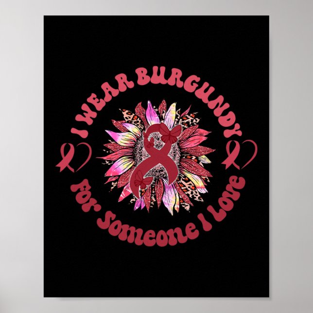 app för medvetandehöjande av leopard solros sickle poster (Framsidan)