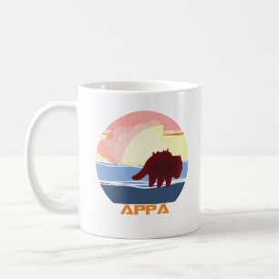 Appa med choppa kaffemugg