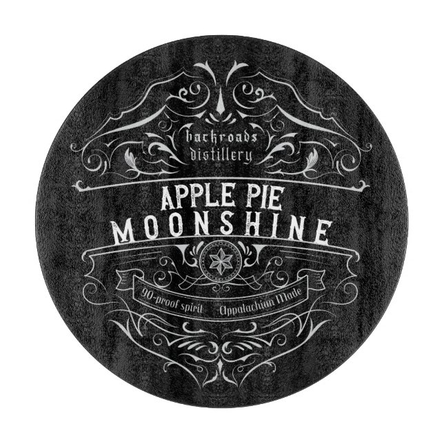 Appalachia Moonshine-etikett (Framsidan)