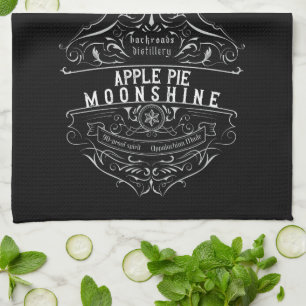 Appalachia Moonshine Etikett Kökshandduk