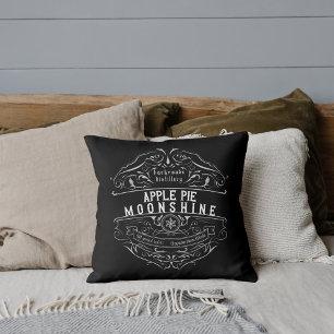 Appalachia Moonshine-etikett Kudde