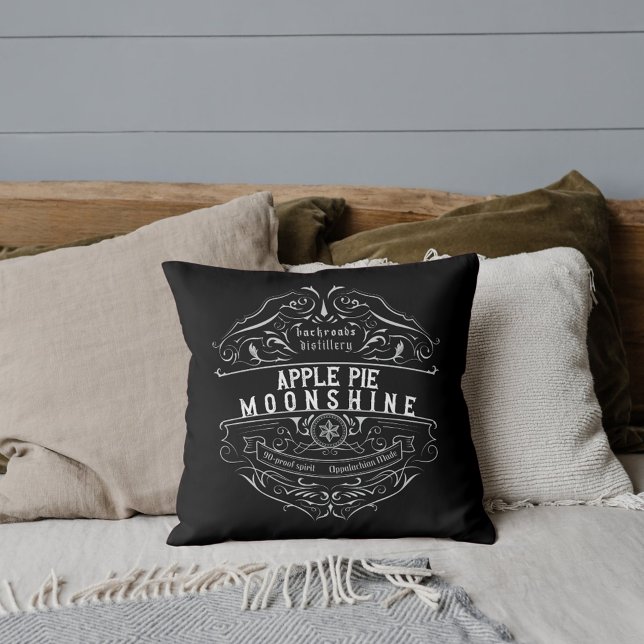 Appalachia Moonshine-etikett Kudde (Skapare uppladdad)