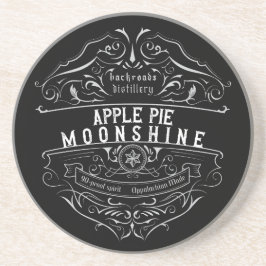 Appalachia Moonshine-etikett Underlägg