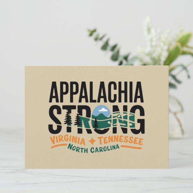 Appalachia Strong Mountain utomhus som döljer NC Inbjudningar (Stående Fram)