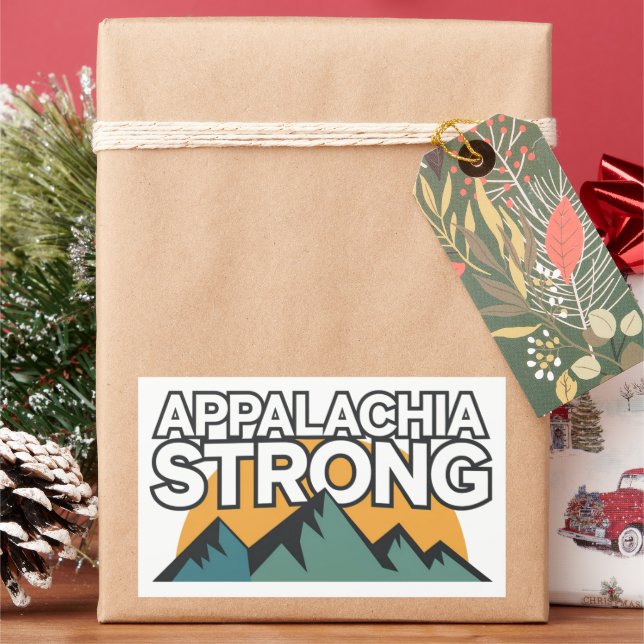 Appalachia Strong Rektangulärt Klistermärke (Semester)