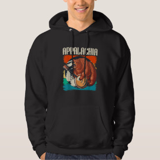 Appalachia Vintage Banjo Player Bluegräs Musici Hoodie