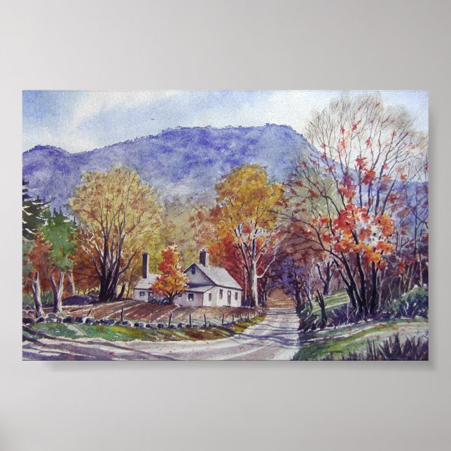 Appalachian Blue Backe-poster Poster (Framsidan)