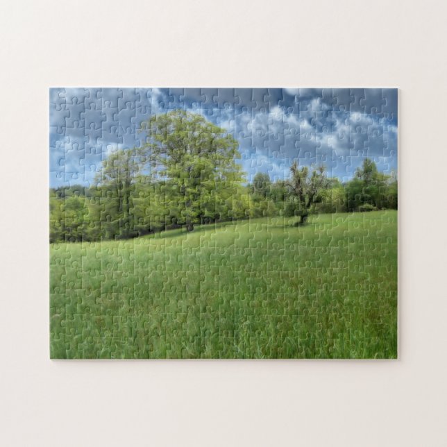 Appalachian Grönt Puzzle Pussel (Horisontell)