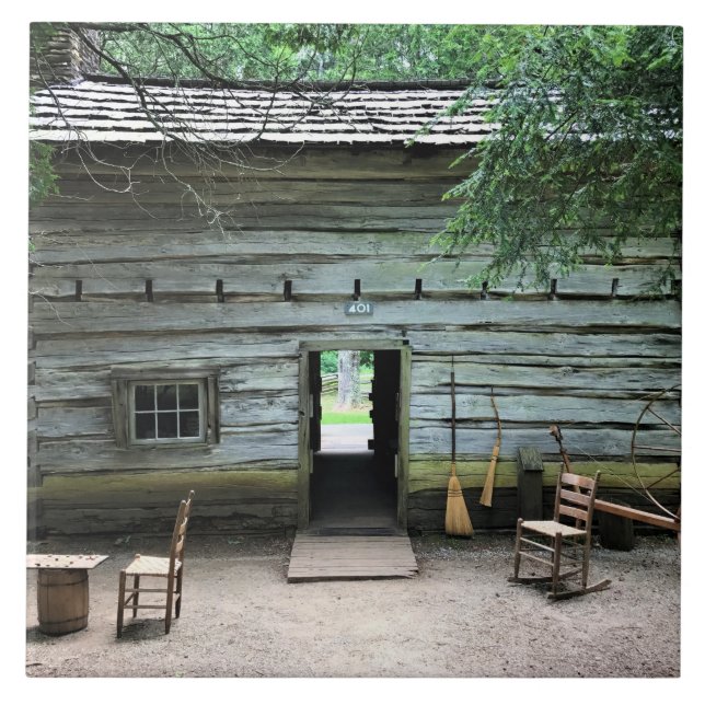 Appalachian Home i Mabry Mill, Virginia Kakelplatta (Framsidan)
