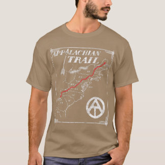 Appalachian Karta Retro Vintage Stater T Shirt