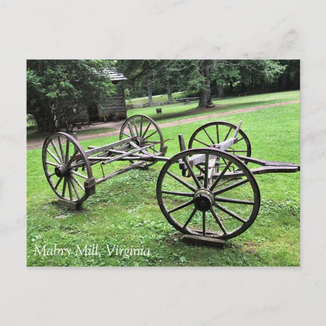 Appalachian Lifestyle på Mabry Mill, Virginia Vykort (Framsida)