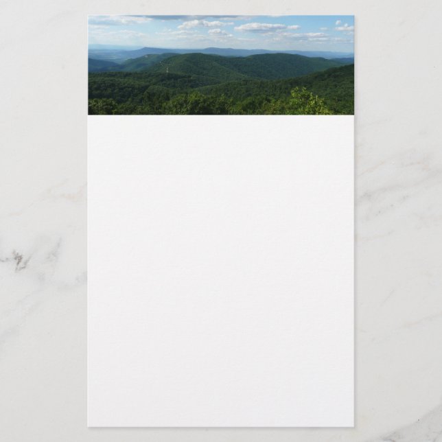 Appalachian Mountains I Shenandoah Brevpapper (Framsida)