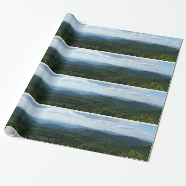 Appalachian Mountains I Shenandoah Presentpapper (Utrullad)